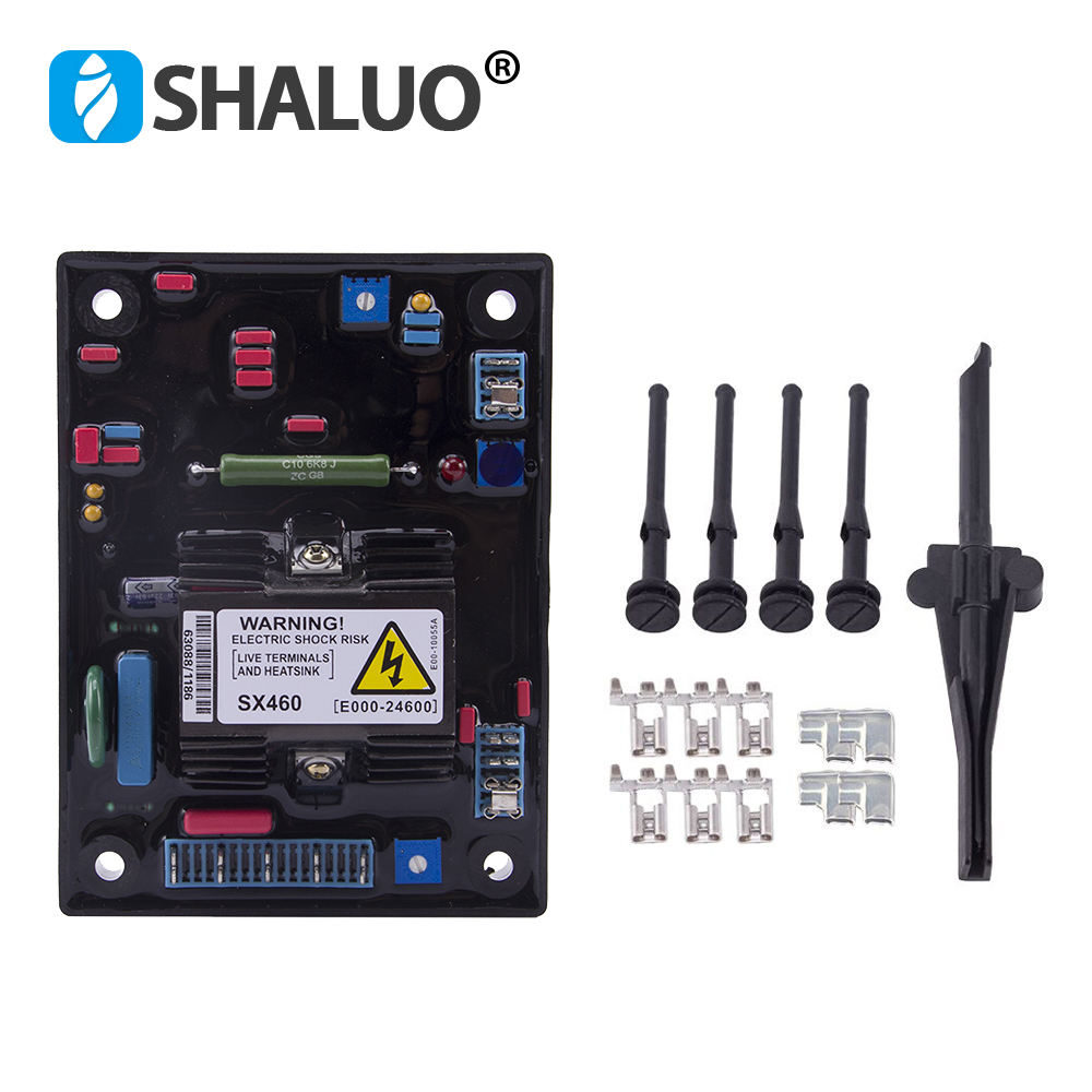 Generador regulador de voltaje de alternador, repuestos, diagrama de circuito Avr monofásico, Pcb, generador Avr SX460 de alta calidad