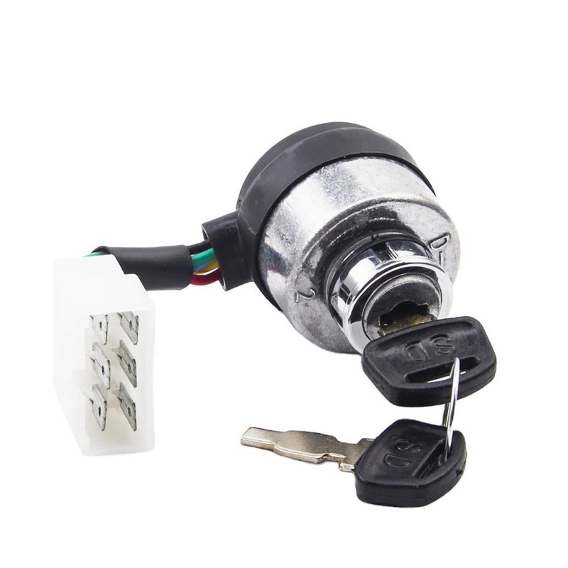186F 5 cables generador diésel interruptor de arranque llave de encendido 168F 188F piezas del generador de gasolina cerradura electrónica