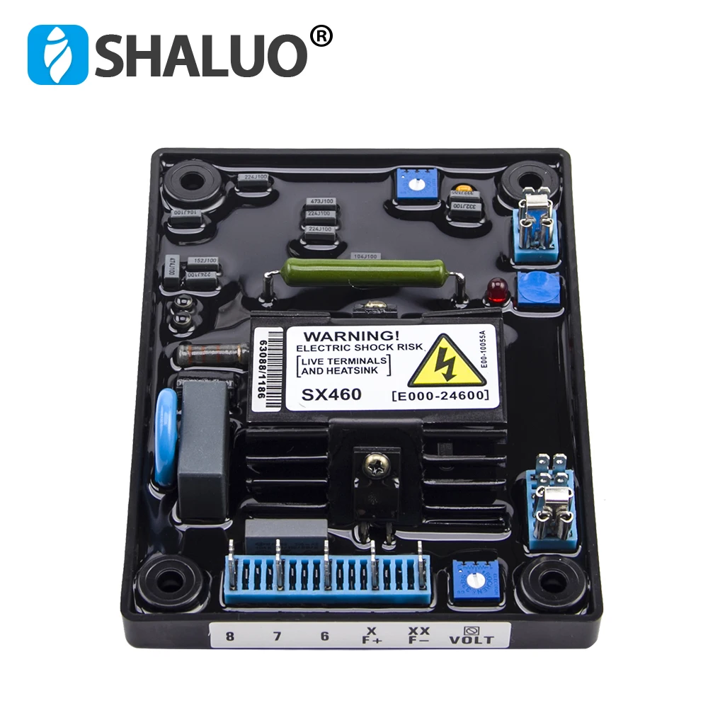 Suministro de fábrica SX460 Generador AVR Regulador de voltaje automático Estabilizador Generador eléctrico diesel Tablero de voltaje de control del motor