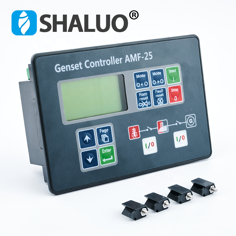 Control de generador diésel, módulo de generador de arranque automático, controlador AMF25 Compatible con piezas originales del generador sin escobillas