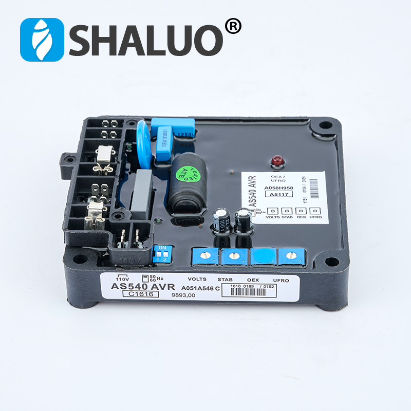 Repuestos automáticos Avr, repuestos y accesorios para generador de gasolina, regulador de voltaje AVR AS540 para generador sin escobillas