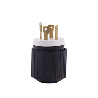 Enchufe de cuatro orificios de 5kw para generador de gas de estilo abierto 30A 125/252V NEMA