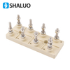 Caja de distribución del generador, bloque de terminales de cable, placa de plástico 224, dispositivo paralelo de cobre tipo puente de alta corriente de ocho bits, 10mm