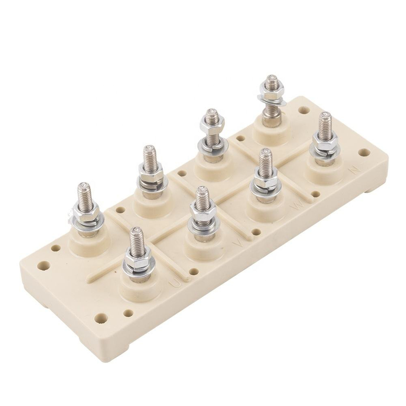 Bloque de terminales binarios, tablero de plástico, barra colectora 184, cabeza redonda aislada, placa de circuito de alta corriente, conjunto de generador, accesorios