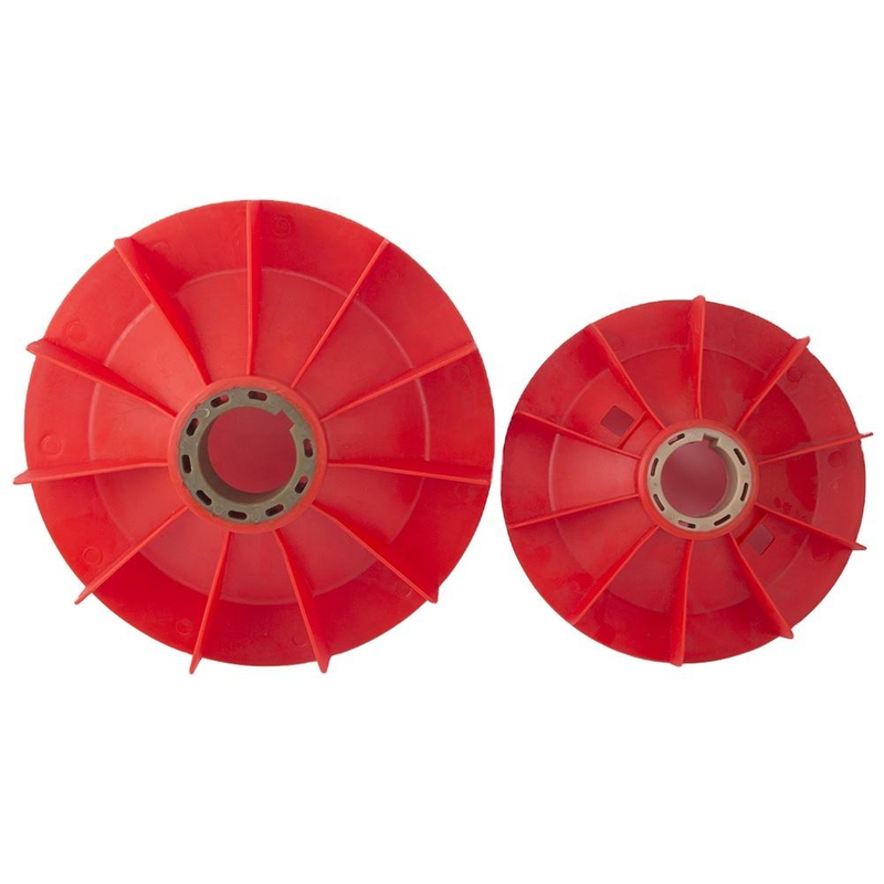 Disipador de calor del ventilador de escape de ventilación de nailon con aspas de ventilador de plástico grande del generador