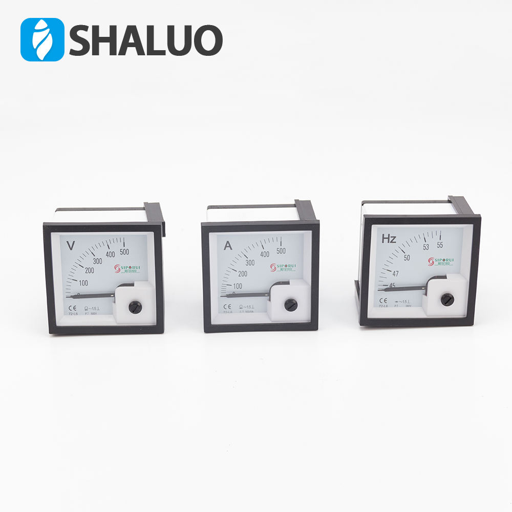 Caja de interruptor de grupo electrógeno diésel, voltímetro a juego, amperímetro, medidor de frecuencia SQ72 72T1 universal