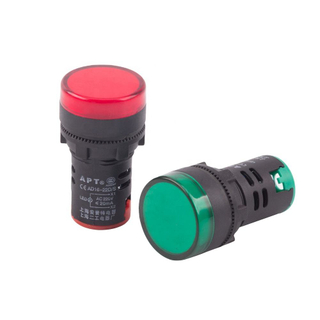 Generador de luz de señal roja, amarilla y verde, CA de 220V, caja de distribución de energía, indicador de interruptor ND16-22DS/4