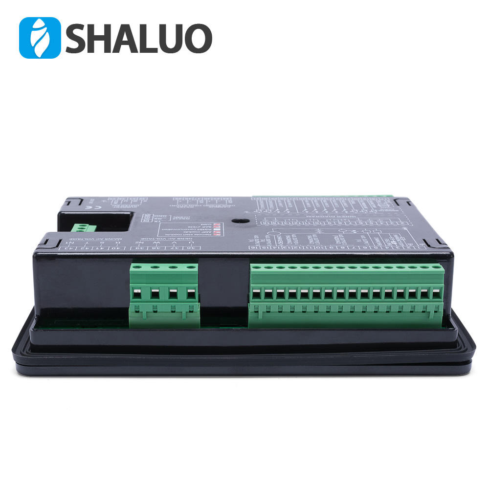 Módulo de Control de generador de arranque automático 7210, placa lcd remota electrónica, controlador ats, piezas del generador diésel, monitor de 8 idiomas