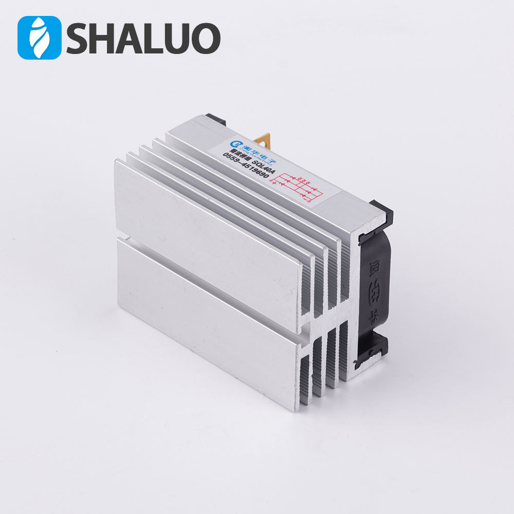 Generador 1000V disipador de calor de aluminio puente rectificador trifásico media onda SQL40A
