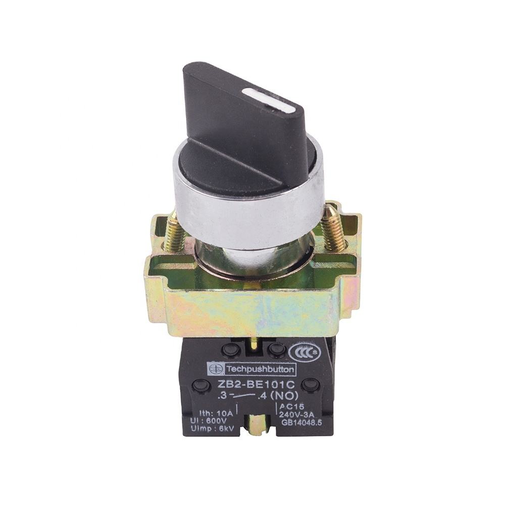 Generador interruptor de botón Ui AC 660V Ith 10A verde autoreinicializado rojo autobloqueo