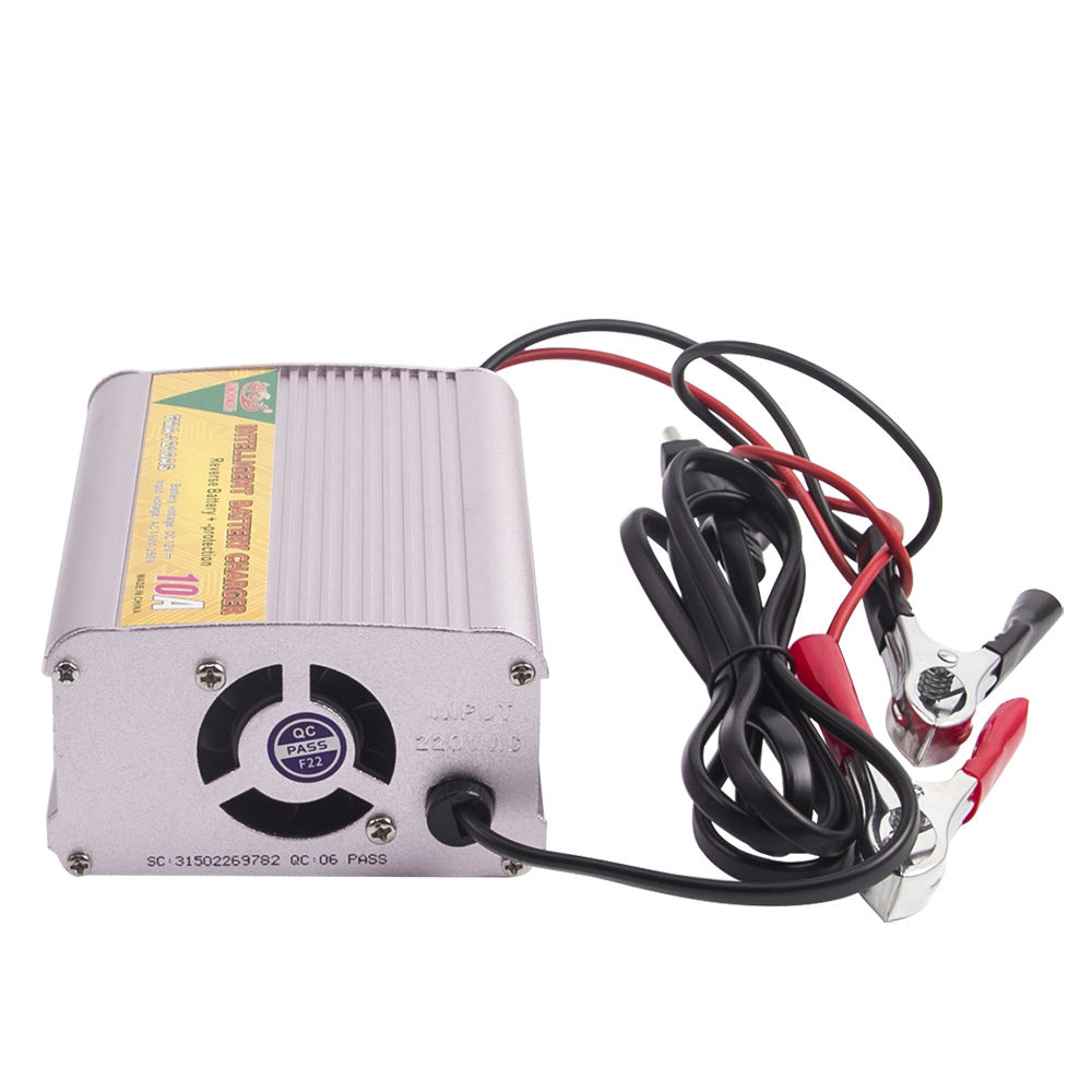 Módulo de cargador de batería inteligente para coche y motocicleta, adaptador de diseño de circuito de ventilador de refrigeración, medidor de amperios, CC de 12V y 7A