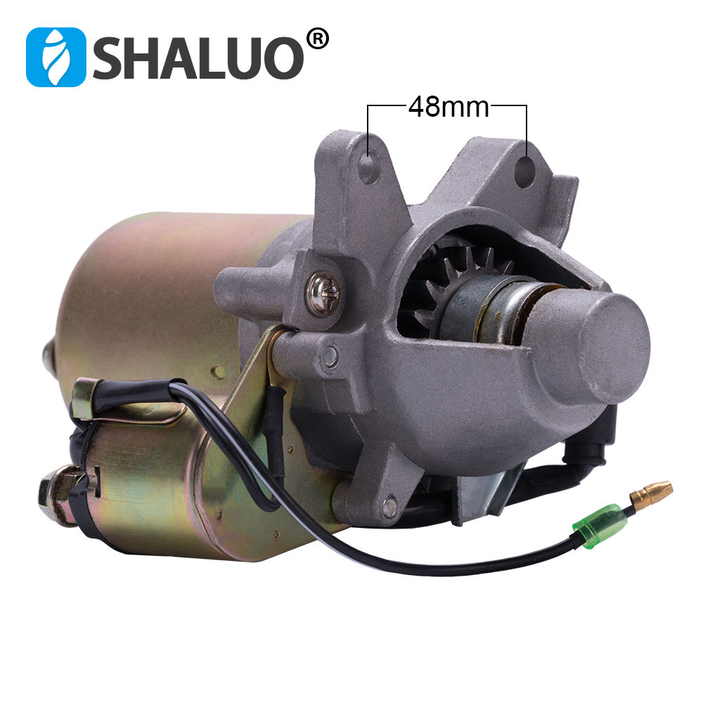 QDJ113 12V 0.25KW Motor de gasolina Motor de arranque eléctrico aplicar 5.5hp 168F 170F Motor de arranque Diesel Motor Scooter Kit piezas