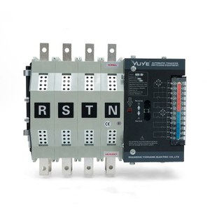 YES1-250N-4P Interruptor de Transferencia Automática de doble potencia de grado PC para generador diésel 250A
