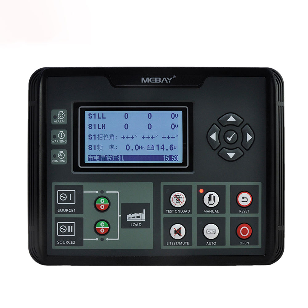 Controlador de generador diésel automático ATS520, interruptor de alimentación Dual, módulo de Control ATS, Panel programable inteligente LCD RS485 ATS520IR