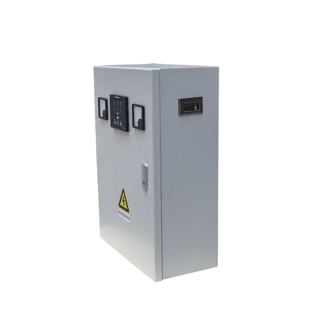 Aisikai 100A 4P Generador diésel ATS Doble potencia Interruptor de Transferencia Automática Caja de gabinete de control con módulo controlador Smartgen