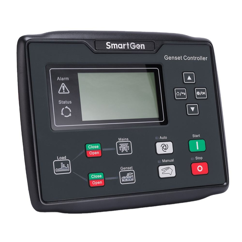 HGM6120N smartgen controlador automático generador diésel remoto grupo electrógeno parte motor eléctrico panel de control de arranque automático