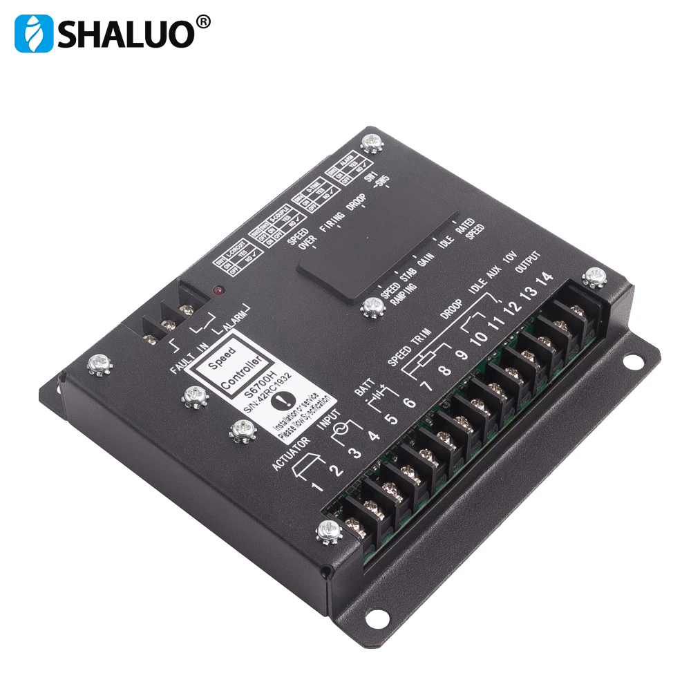 Generador diésel DC24V S6700H S6700E, controlador de velocidad del Motor, módulo de Control del actuador, Panel de alimentación del Motor, piezas del generador