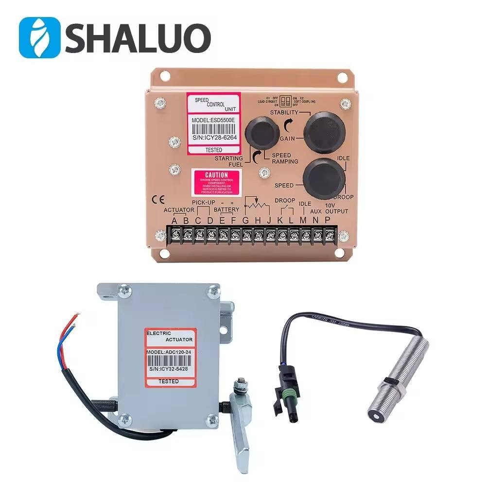ADC120 12V 24V piezas del generador controlador de velocidad unidad de Control ESD5500E generador actuador Sensor de velocidad del generador
