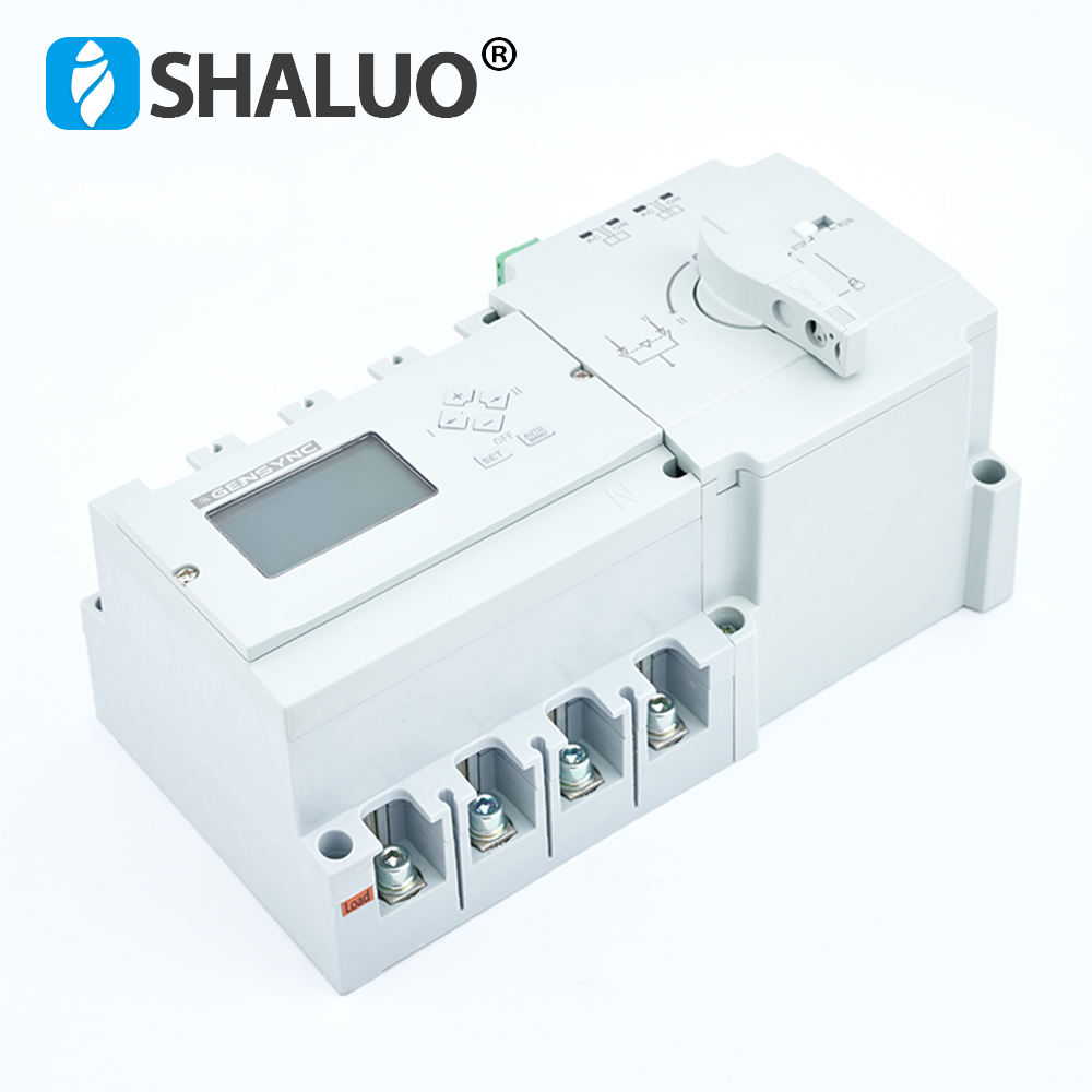 Panel de interruptor de transferencia automática del controlador ATS del generador 63A 100A 125A 250A 630A 1000A ATS SLS3-125B