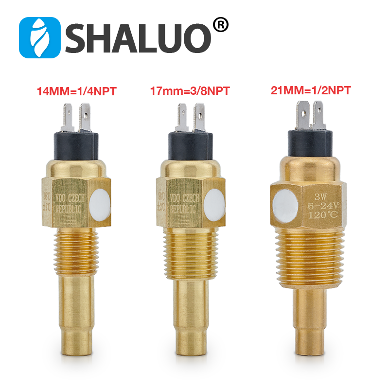 Piezas y accesorios del alternador Sensor VDO de temperatura del agua del generador de 21 mm Longitud adicional para repuestos del generador diesel