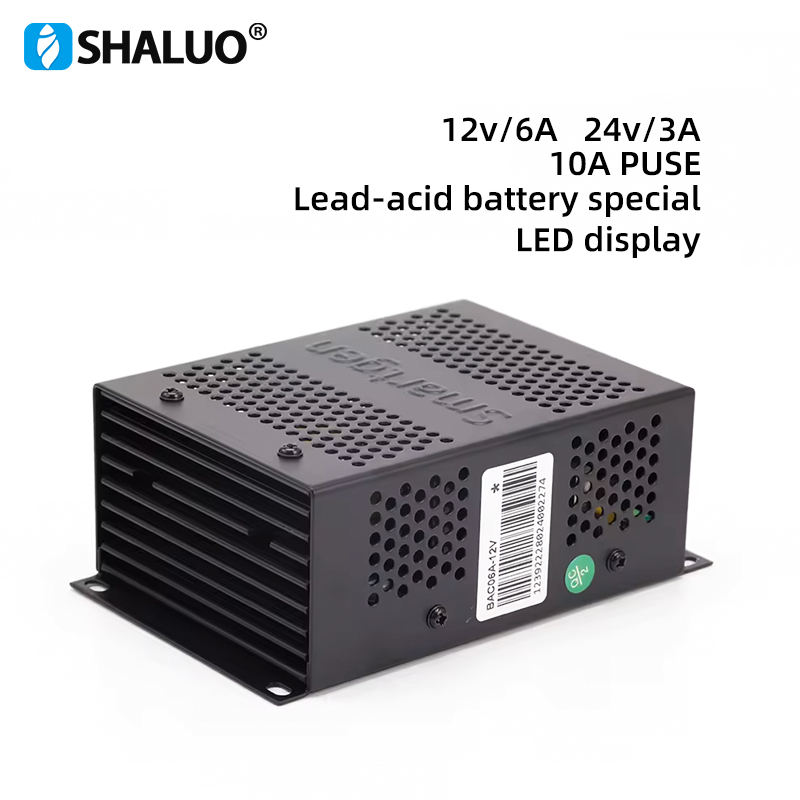 Generador diésel smartgen, cargador de batería automotriz de plomo ácido 12V 24V 6A bac06a