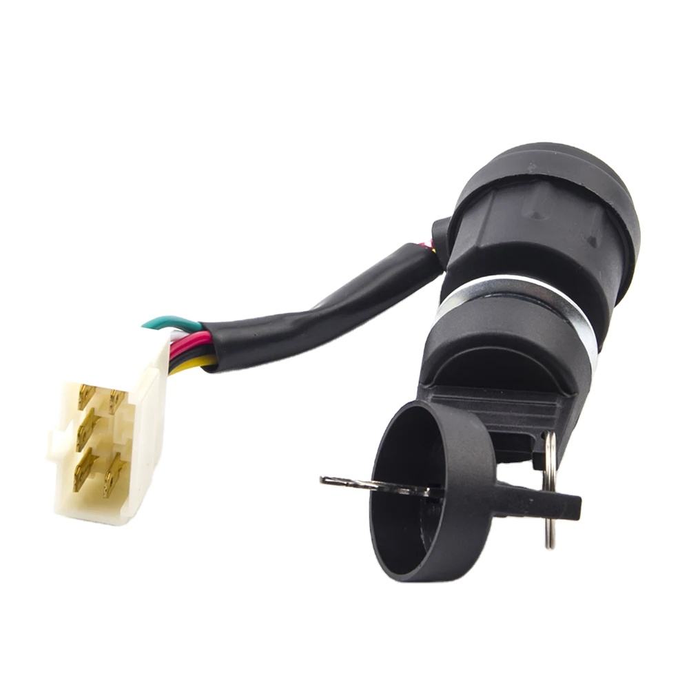 186F 5 cables generador diésel interruptor de arranque llave de encendido 168F 188F piezas del generador de gasolina cerradura electrónica