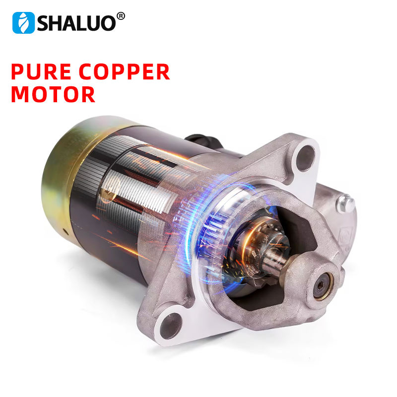 Generador eléctrico diésel 170F 178F 186F, piezas de arranque del Motor, conjunto de arranque rpm, Motor de arranque QD114A 12V 0.8kw marcha atrás