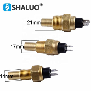 Sensor de temperatura del agua del motor diésel, pieza del generador, alarma de tornillo de latón, enchufe del sensor electrónico universal de marca