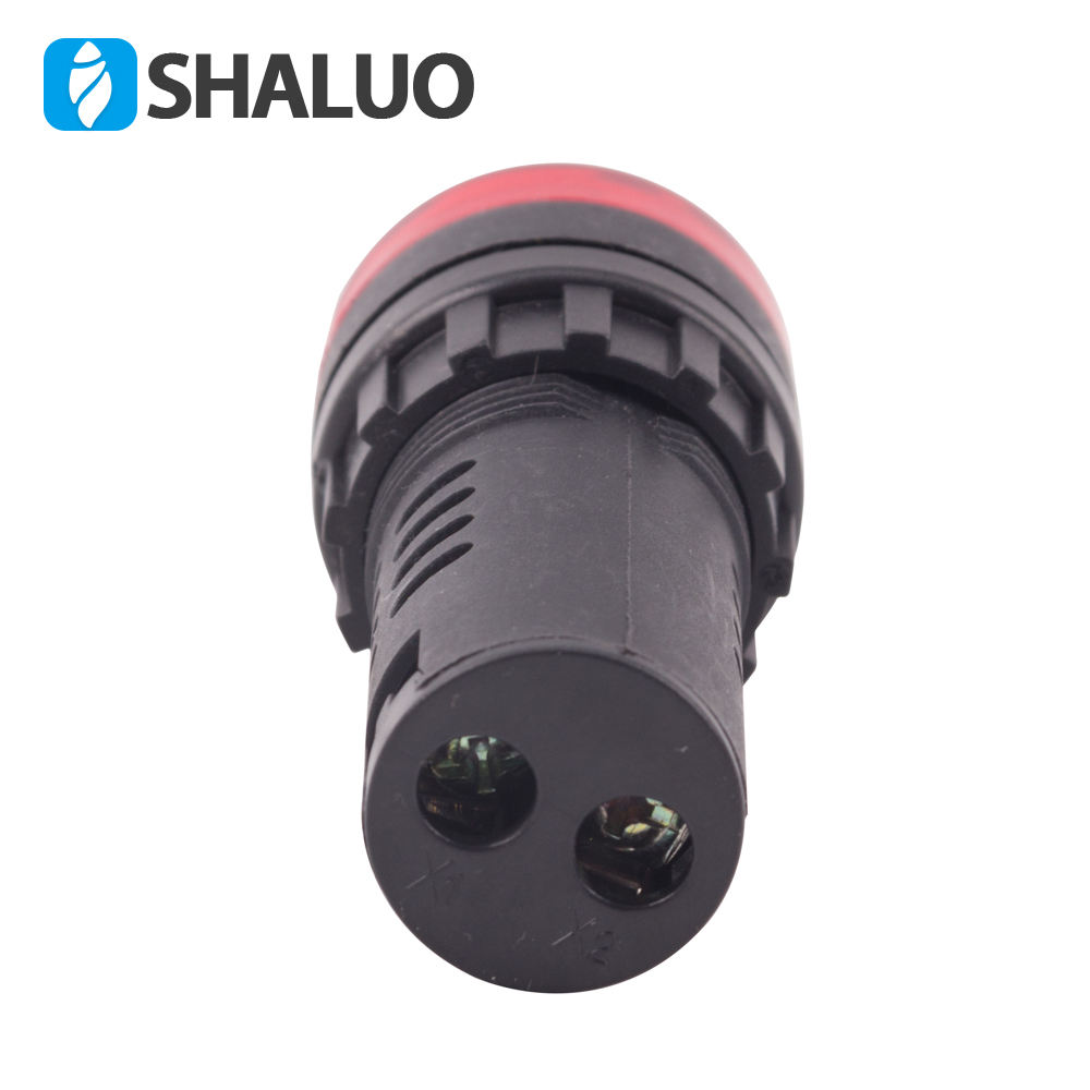 Sistema de control automático del generador, zumbador, luz de alarma de sonido intermitente con AD16-22SM de alarma de flash LED