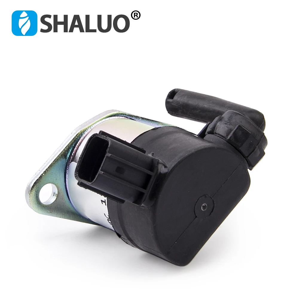 Válvula Solenoide de apagado de combustible de motor diésel 1C010-60015 1C010-60014 para Kubota V1505 V2203 V3300 V3600 DC12V 24V