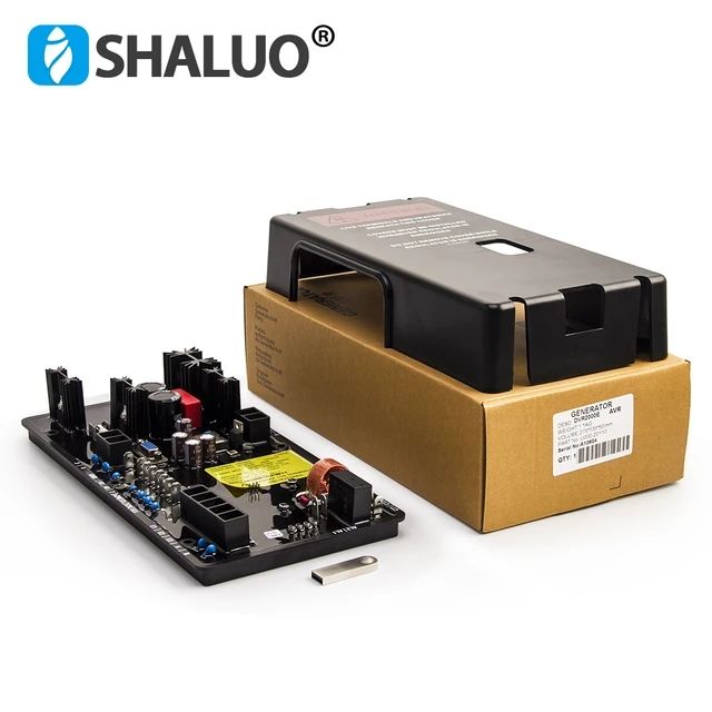 BE2000E AVR regulador de voltaje automático generador diésel DVR 2000E para generador AC estabilizador de potencia generador repuestos