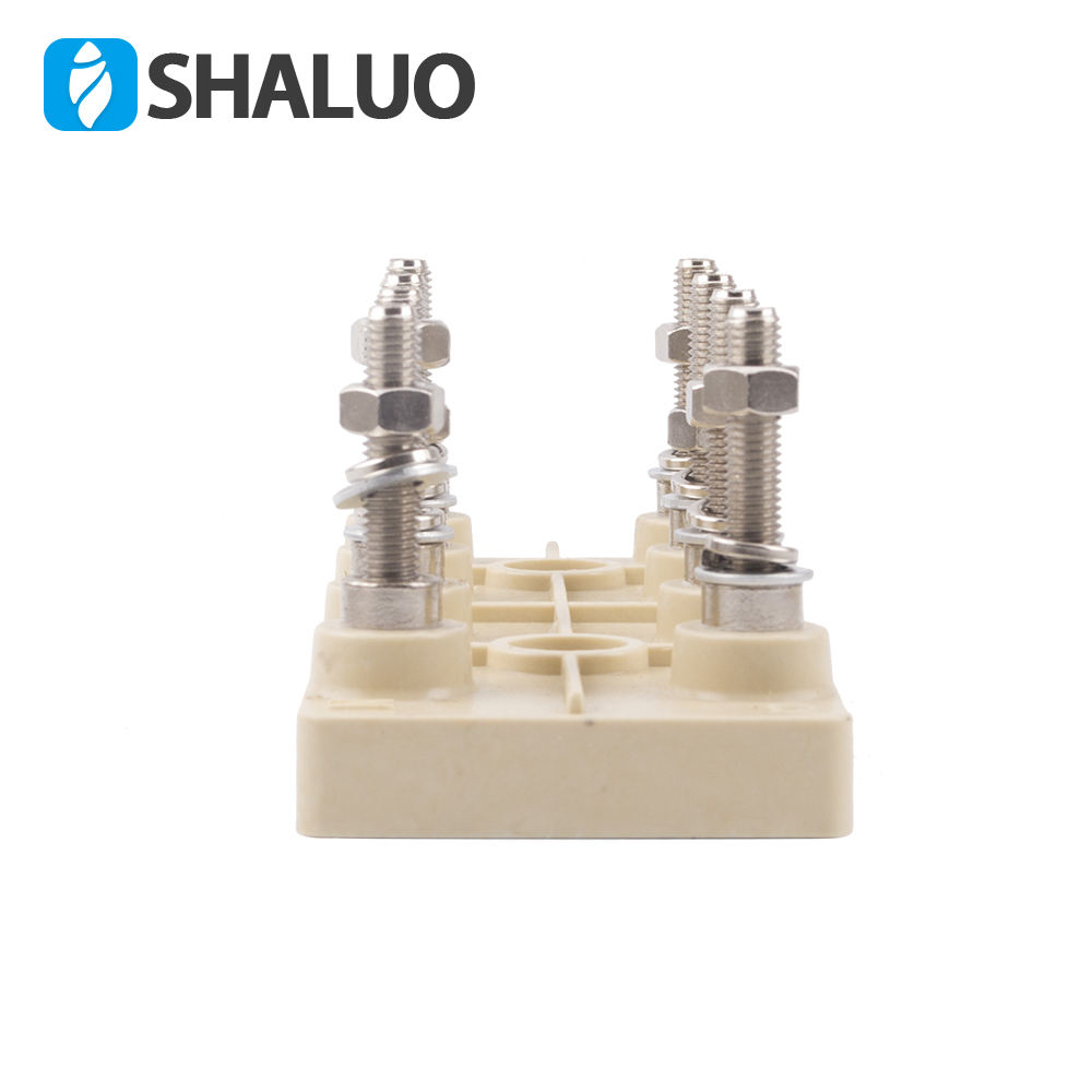 Caja de distribución del generador, bloque de terminales de cable, placa de plástico 224, dispositivo paralelo de cobre tipo puente de alta corriente de ocho bits, 10mm