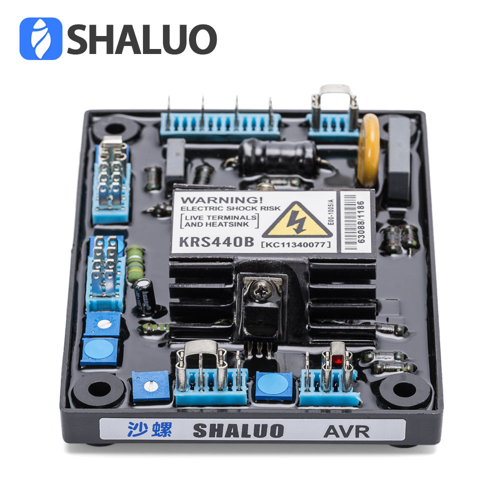 Alternador KRS440B Avr, conjunto de generador diésel trifásico, placa electrónica, diagrama de circuito estabilizador de voltaje automático