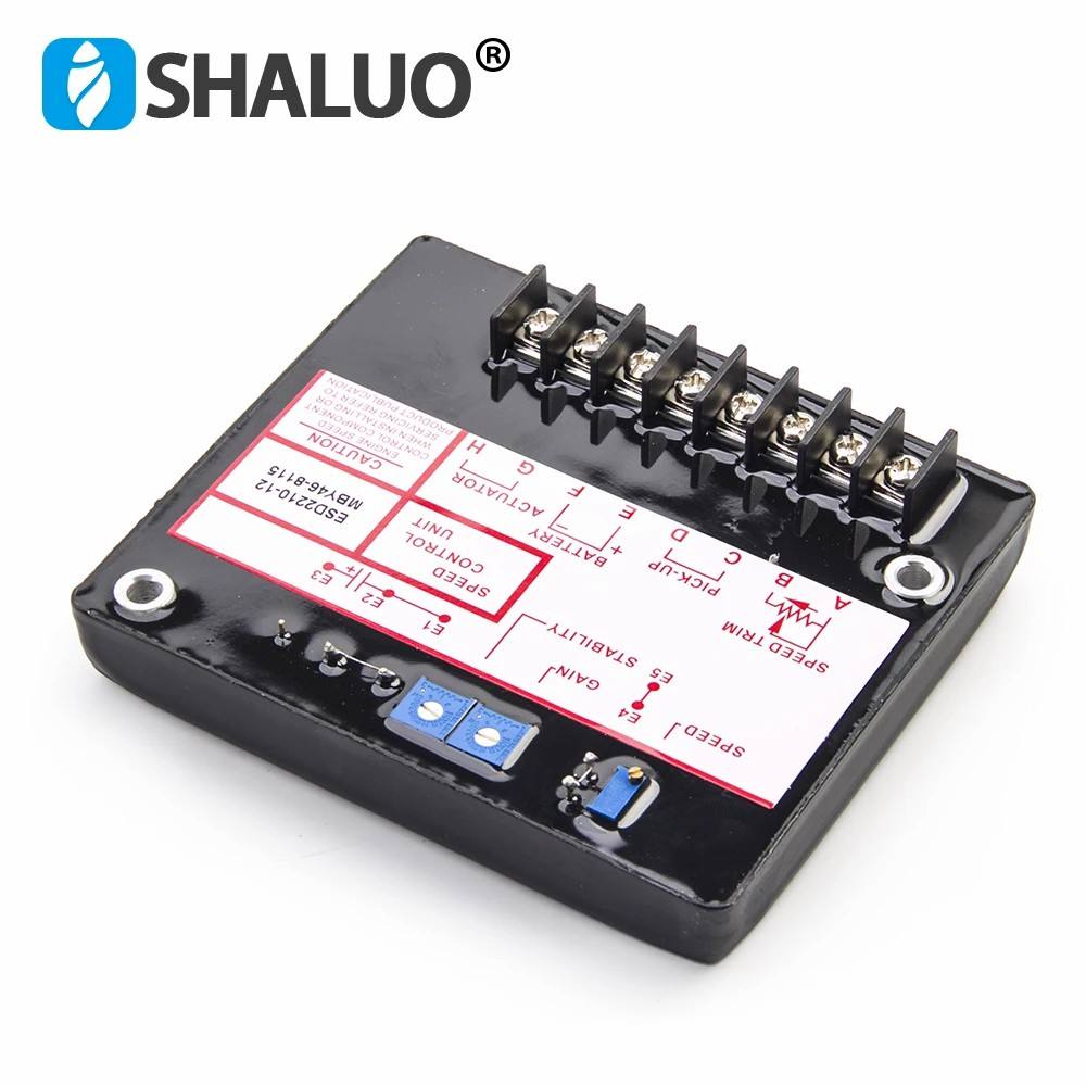 Controlador de velocidad del motor DC12V 24V ESD2210, placa de Control de Motor de CC, actuador, unidad Govornor, Panel Genset, piezas ESD2210-12 ESD2210-24