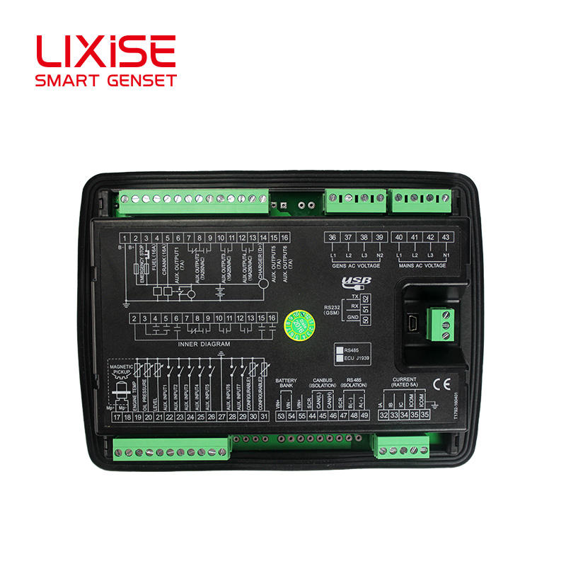 Controlador automático del generador diésel, tablero de Control inteligente LXC6120E 6120