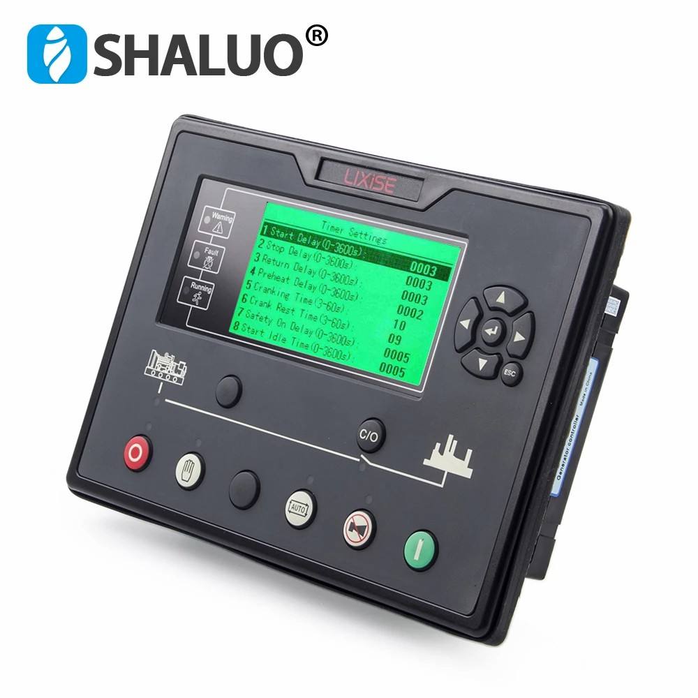 LIXiSE LXC7110 LXC7120 LCD AMF Panel Controlador de generador diésel de arranque automático Módulo de Control GSM GPRS con USB RS232 piezas de grupo electrógeno