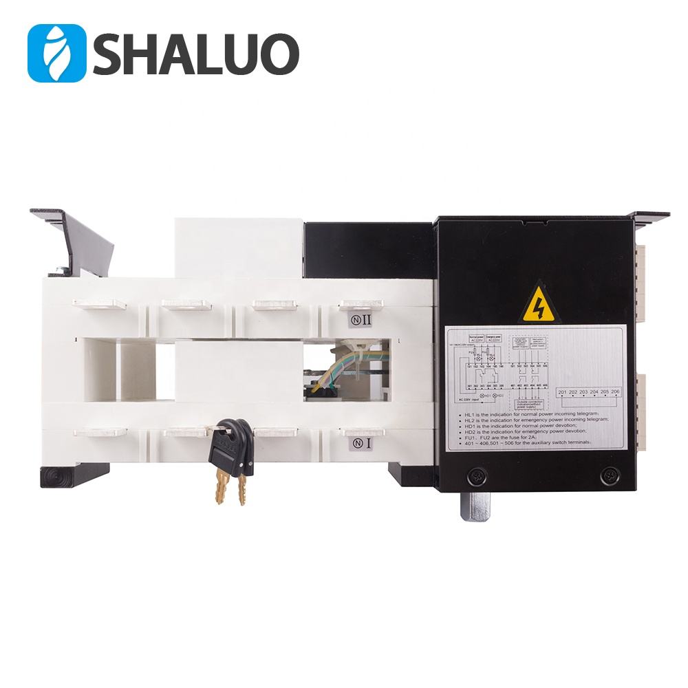 Gabinete del generador Tablero de control ATS Piezas y accesorios del alternador 300A Conmutación de transferencia automática Generador de accesorios ATS