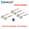 Diodo rectificador RSK5001 40A, 3 pares, un varistor para generador de menos de 150kw