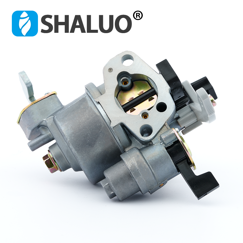 Kit de carburador de bomba de agua para motor de gasolina 170F GX200 con interruptor de drenaje