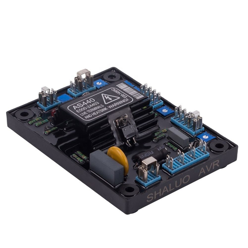 Generador de CA trifásico AVR regulador de voltaje ajustable automático de CA AS440