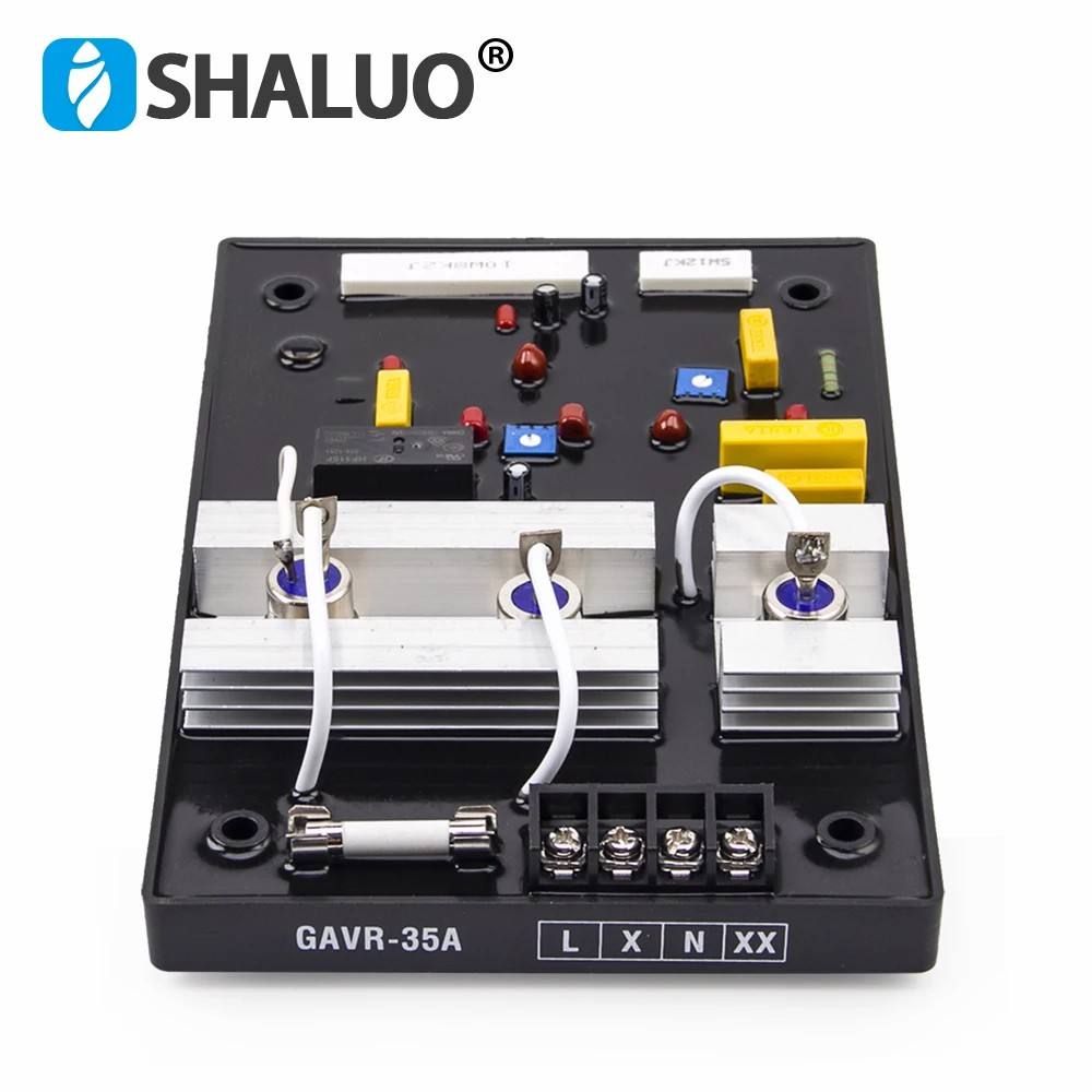 Nuevo GAVR-35A generador sin escobillas AVR estabilizador y regulador de voltaje automático GAVR 35A Placa de Control de excitación Genset repuestos