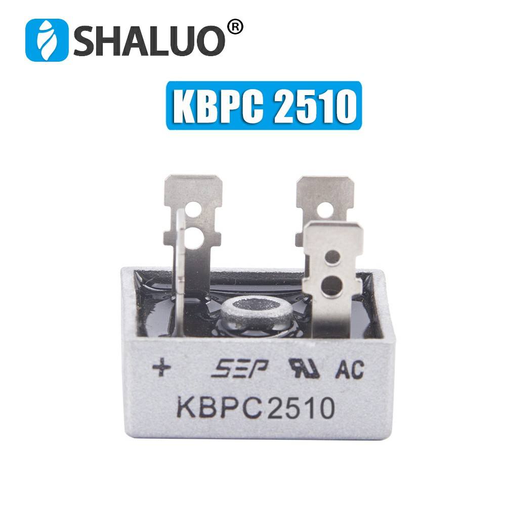 Puente rectificador de diodo generador 1000V 50A 35A 25A 15A KBPC5010 KBPC3510 KBPC2510 KBPC1510 SEP rectificador alternador monofásico
