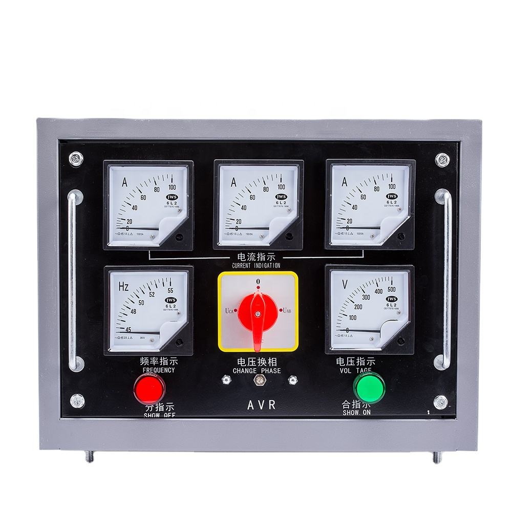Caja de tablero de distribución del panel de control eléctrico del generador diésel trifásico 50KW 380V