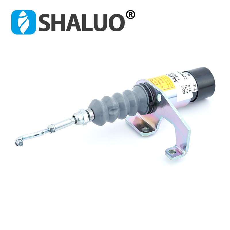 Solenoide de cierre de combustible diésel montado en la izquierda, SA-3765-24 de CC, repuestos para motores diésel, válvula solenoide de parada, SA-3765-24, 24V CC