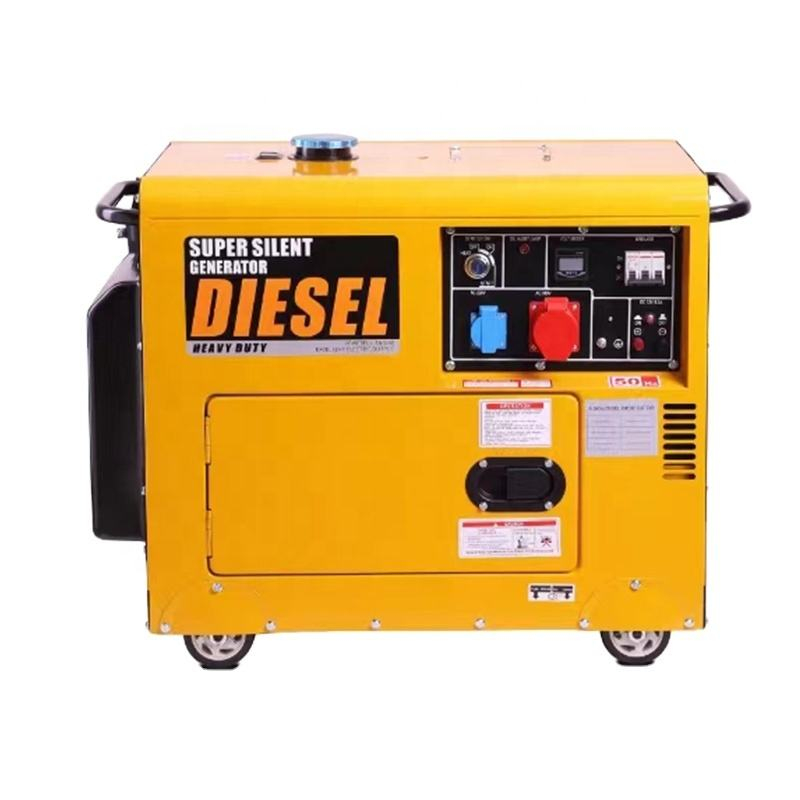3kw 4.6kw 5kw 5.5kw 6kw 6.5kw 7kw 7.5kw 8kw 8.5kw Generador Diesel silencioso monofásico y trifásico Generador Diesel 5kva