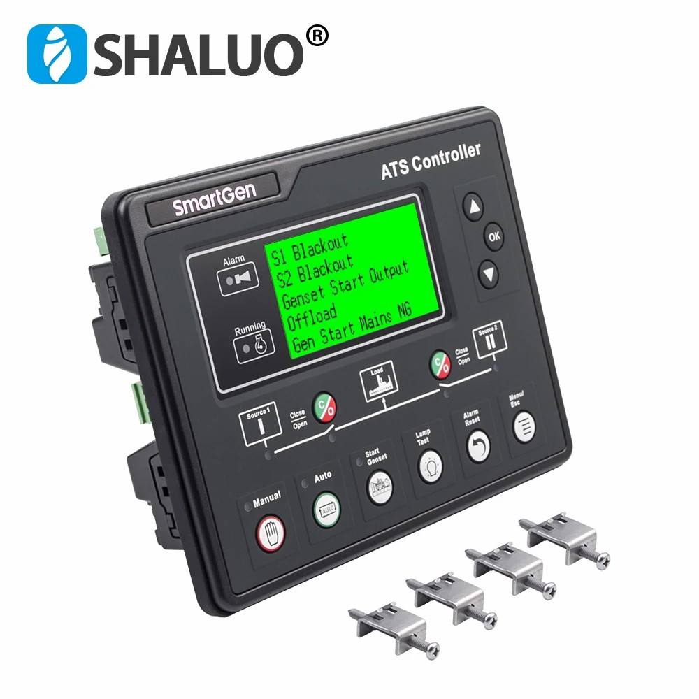 SmartGen HAT700 HAT700B HAT700S Generador diésel Controlador ATS Módulo de control de conmutación síncrono de doble potencia Interfaz RS485
