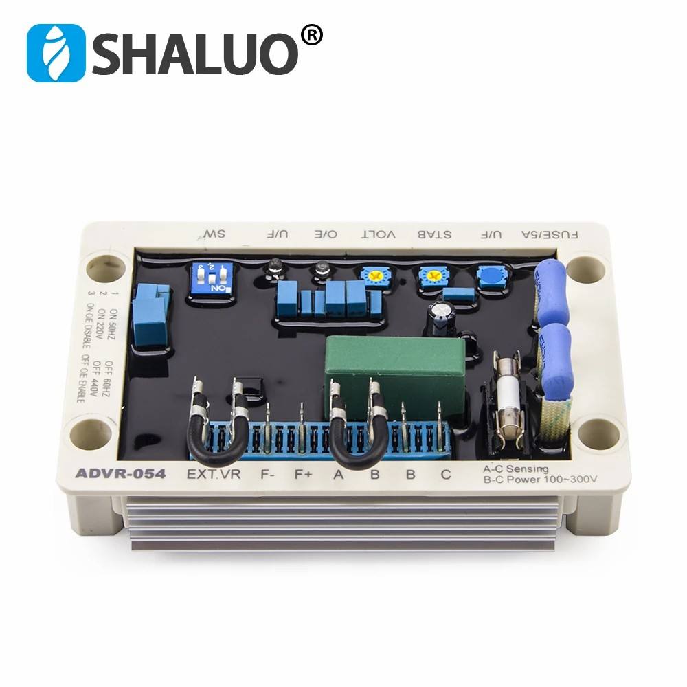 KUTAI AVR ADVR-054 Regulador de voltaje automático de 5 amperios autoexcitado con uso de alta eficiencia de enfriamiento con módulo paralelo EP200