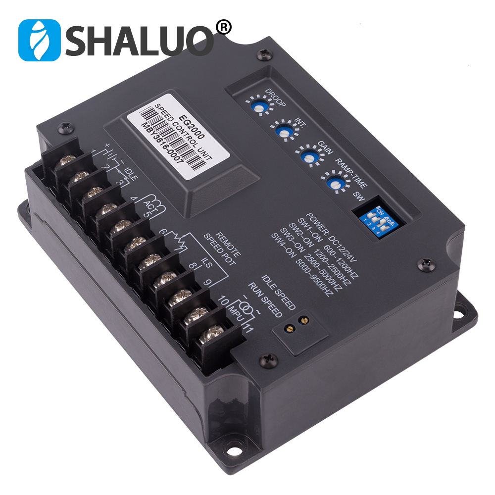 Tablero de control de motor de alto voltaje, generador, controlador de velocidad eléctrico, regulador electrónico de CC EG2000