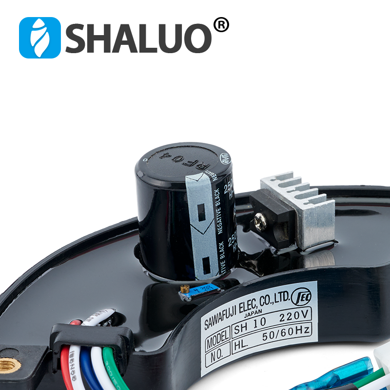 Repuestos para generador de gasolina Avr 5kw 6kw 7.5kw universal monofásico 6 cables ac regulador de voltaje automático