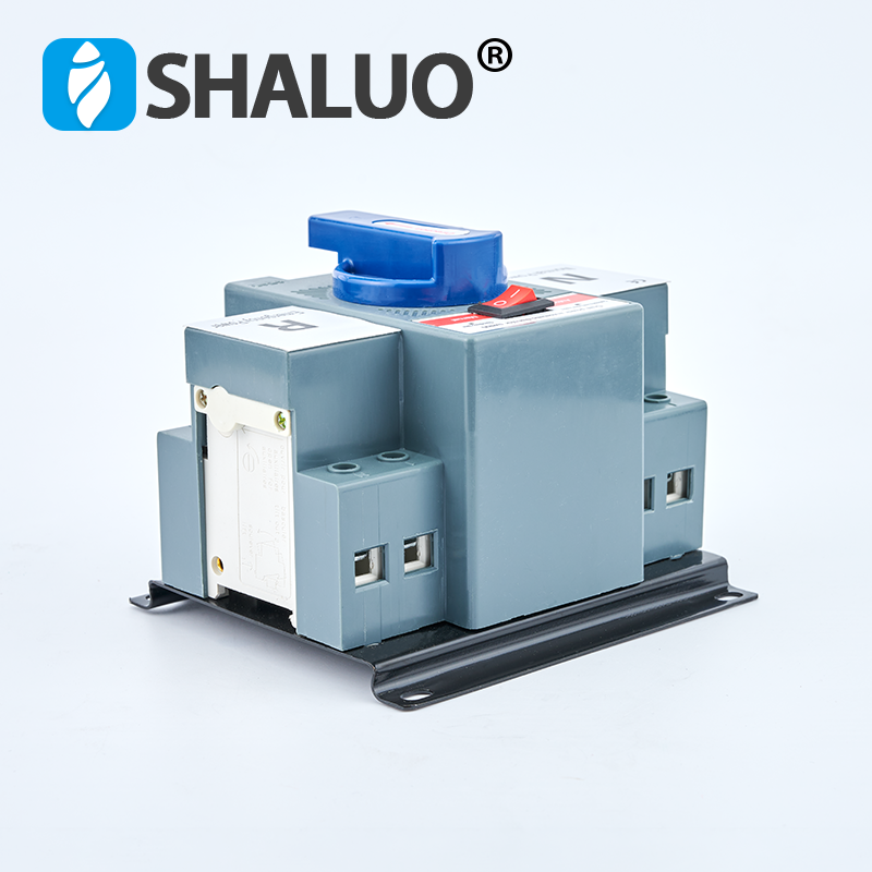 63a 2P ATS piezas del generador disyuntor Doble potencia cambio manual Interruptor de Transferencia Automática